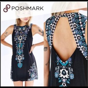 Black Sleeveless UO Ecoté dress